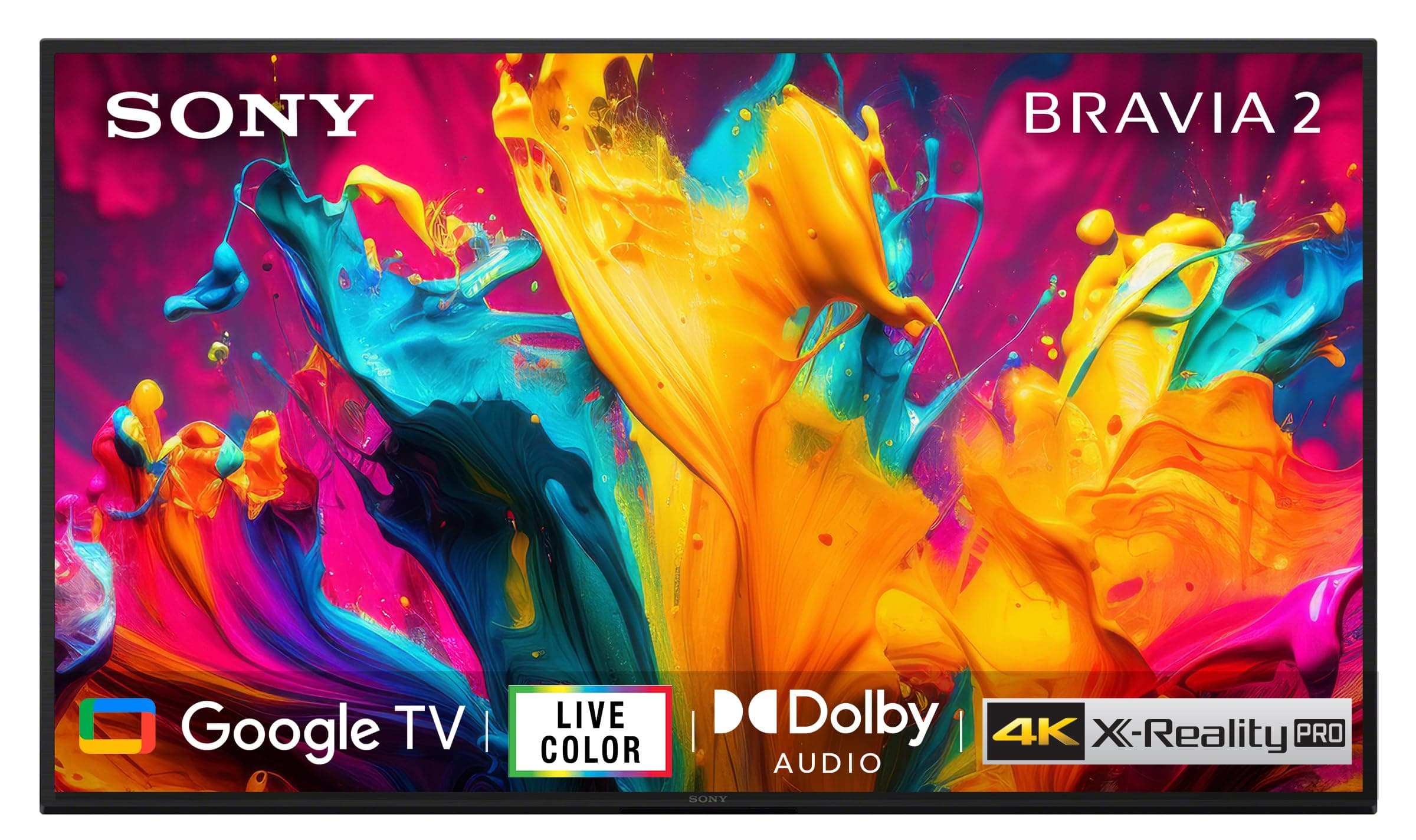 Sony BRAVIA 2 Series 126 cm (50 inches) 4K Ultra HD Smart LED Google TV K-50S20B (Black)