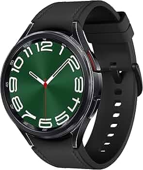 (Refurbished) Samsung Galaxy Watch6 Classic LTE (47mm, Black, Compatible with Android only)