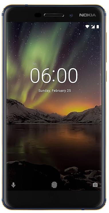Nokia 6.1 (Blue-Gold, 4GB RAM, 64GB Storage) Smartphones