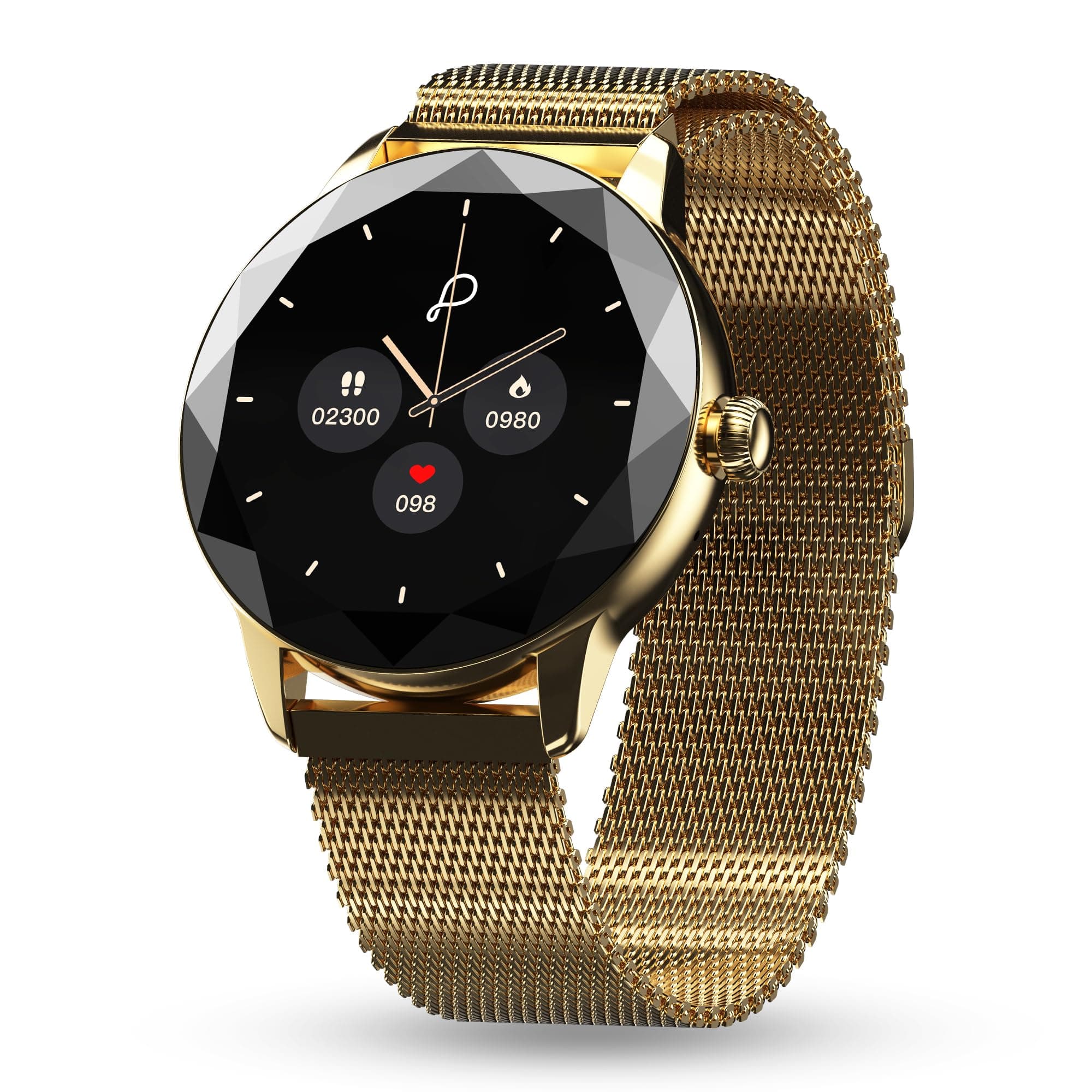 Pebble Vienna 1.27" HD Display, BT Calling, Diamond Cut Design, Female Health Monitoring, Heart Rate Monitoring, Sleep Monitoring, Multipl Sports Mode