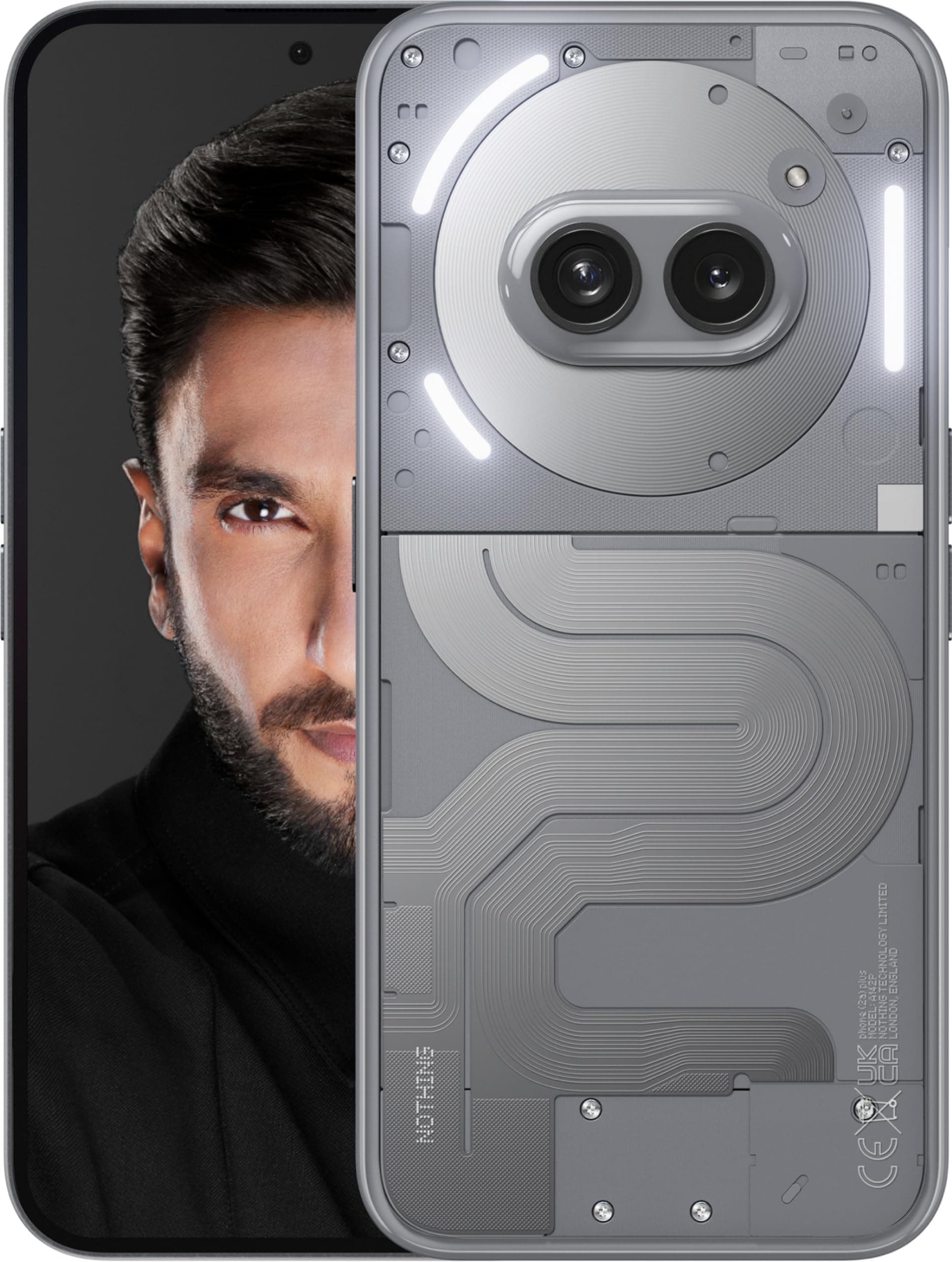 Nothing Phone (2a) Plus 5G (Grey, 8GB RAM, 256GB Storage) | Upto 16GB Dynamic RAM | 50MP + 50MP | 50MP Front Camera | 6.7" Flexible AMOLED Display | D...