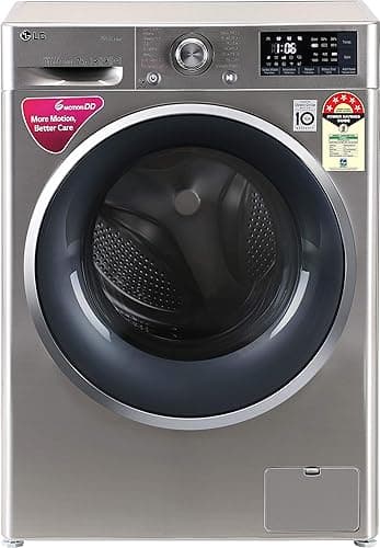 LG 7 Kg 5 Star Inverter Wi-Fi Fully-Automatic Front Loading Washing Machine (FHT1207ZWS, VCM, Steam) Washing Machines & Dryers