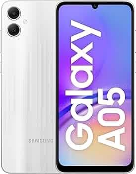 Samsung Galaxy A05 (Silver, 6GB, 128GB Storage) | 50 MP Main Camera | Upto 12GB RAM with RAM Plus | MediaTek Helio G85 | 5000 mAh Battery