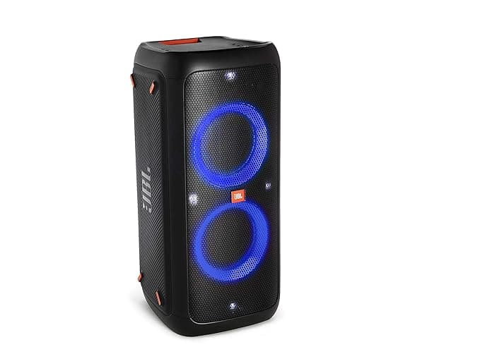 JBL PartyBox 300 by Harman Portable Bluetooth Party Speaker with Bass Boost and Dynamic Light Show (240 Watts, Black) Speakers