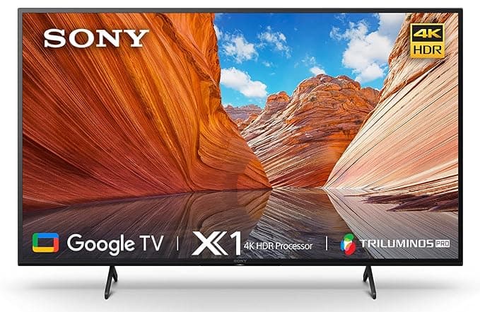 Sony Bravia 126 cm (50 inches) 4K Ultra HD Smart LED Google TV KD-50X80J (Black) (2021 Model) | with Alexa Compatibility Televisions