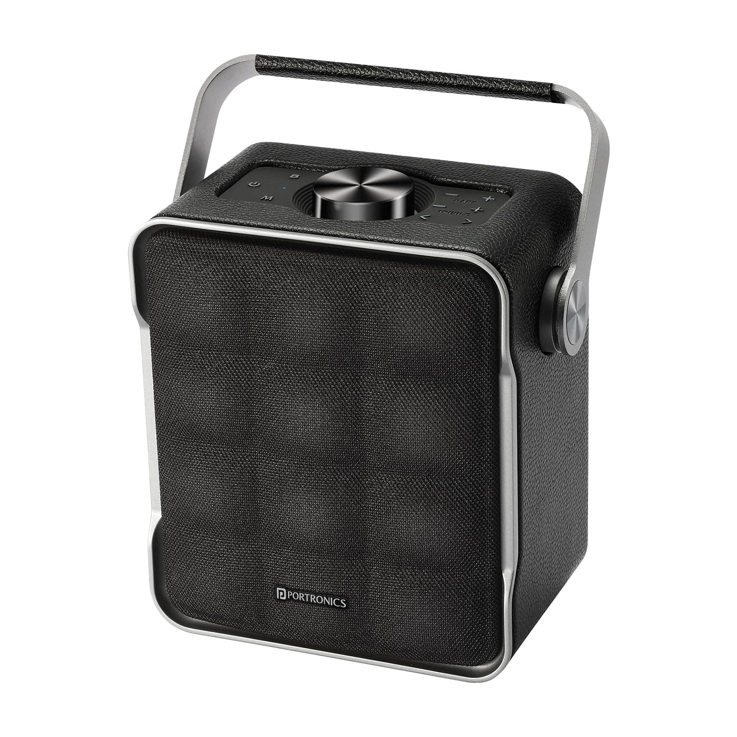 Portronics Harmony II 60W HD Sound Portable Bluetooth 5.3V Speaker, Bass Boost Technology, Upto 5 Hours Playtime, Bass/Treble Adjustment, Leather Fini...