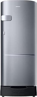 Samsung 192 L 2 Star Direct Cool Single Door Refrigerator (RR20A1Z1BS8/HL, Silver, Elegant Inox)