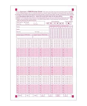 amblitz Acrylic Paper Omr Sheet |150 Mcq'S | 100 Sheets Pack | A4 Size | Omr Sheets For Practice | Loose Answer Sheet | 70 Gsm |