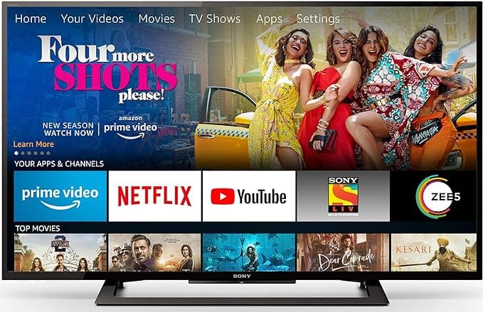 Sony Bravia 101.6cm (40 Inches) Full HD LED TV With Fire TV Stick (KLV-40R252G) (Black) | Smart Combo Smart Televisions