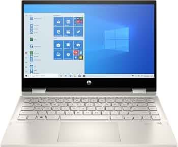 HP 2020 Pavilion x360 14" FHD WLED Touchscreen 2-in-1 Convertible Laptop, Intel Core i5-1035G1 up to 3.6GHz, 8GB DDR4, 256GB SSD, 802.11ac, Bluetooth, Webcam, HDMI, Fingerprint Reader, Windows 10
