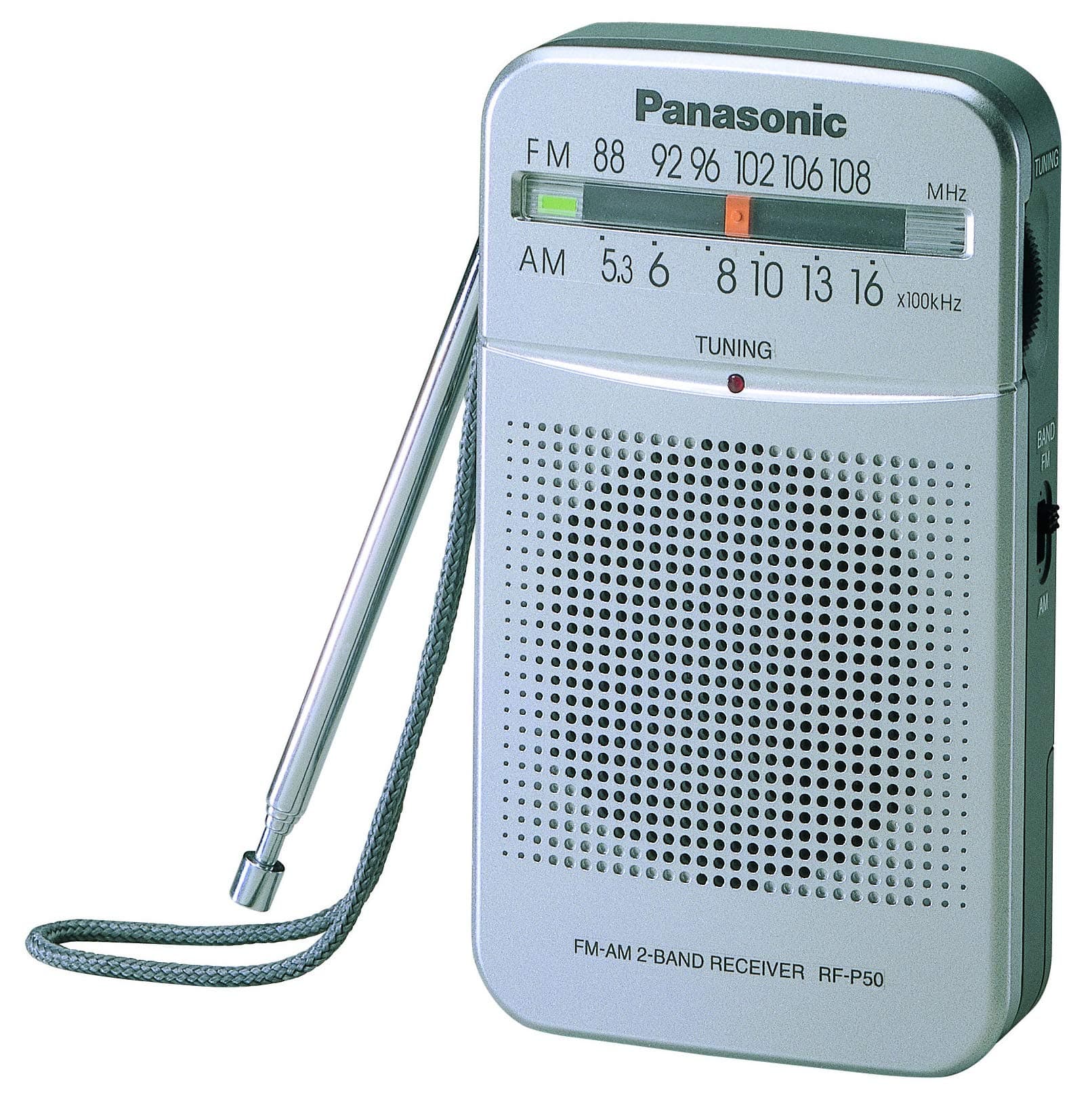 Panasonic FM Radio Speaker Pocket Player, AM FM Dual Band Receiver.