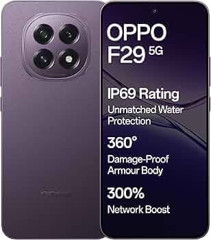 OPPO F29 5G (Solid Purple, 8GB RAM, 128GB Storage) with No Cost EMI/Additional Exchange Offers
