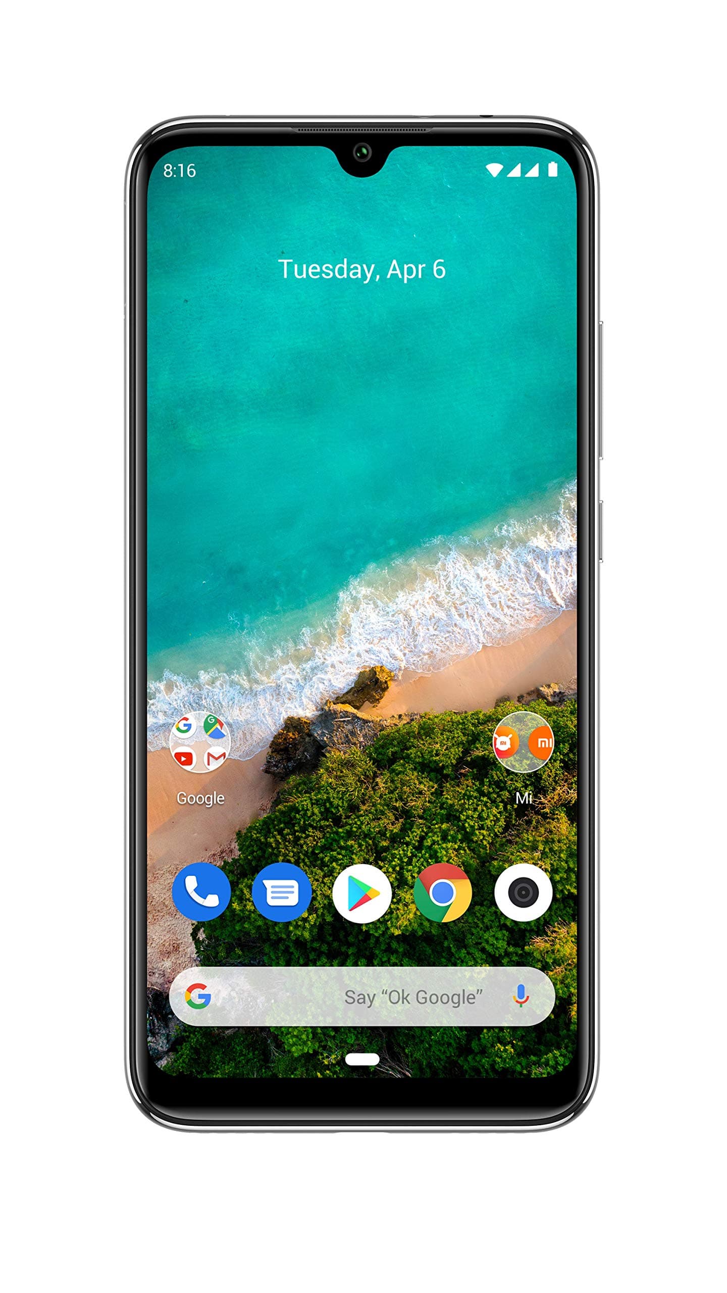 Xiaomi Mi A3 (More Than White, 4GB RAM, 64GB Storage)