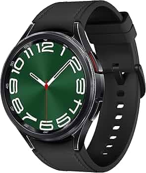 (Refurbished) Samsung Galaxy Watch6 Classic Bluetooth (47mm, Black, Compatible with Android only)