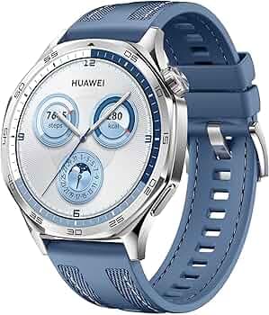 (Refurbished) Huawei Watch GT 5 46mm Smartwatch, Up to 14 Days Battery Life, iOS & Android Compatible,Built in Maps, Pro-Level Sports Call&Message Rep...