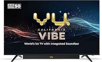 Vu 126cm (50 inches) Vibe Series QLED Google TV 50VIBE24 (Black)