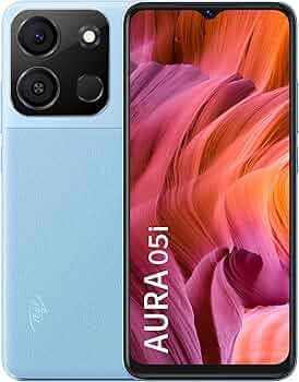 itel Aura 05i (2GB RAM + 32GB ROM, Upto 4GB RAM with Memory Fusion | Type C Fast Charging | 6.6" HD+ Display)- Crystal Blue
