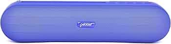 Pebble Edge Stereo HD Bluetooth Speaker (Blue)