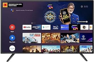 Kodak 126 cm (50 Inches) 4K Ultra HD Certified Android LED TV 50UHDX7XPRO (Black) (2020 Model)