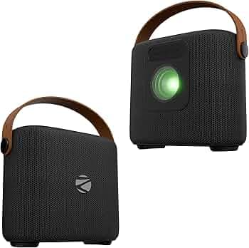 ZEBRONICS New Launch Sound Feast 70, Portable Bluetooth Speaker, 10 Watts, Upto 10h Backup, Ambient RGB Projection, Bluetooth | USB | AUX, TWS, Passiv...