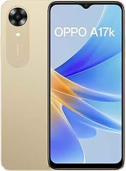 (Refurbished) Oppo A17k (Gold, 3GB RAM, 64GB Storage) with No Cost EMI/Additional Exchange Offers