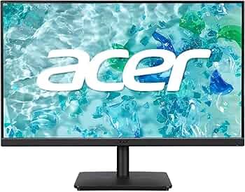Acer V247Y E 23.8 Inch Full HD IPS Backlit LED LCD Monitor I 100Hz Refresh Rate I 250 Nits, 99% SRGB I Zero Frame I HDMI, VGA Ports I TUV Eye Certifie...