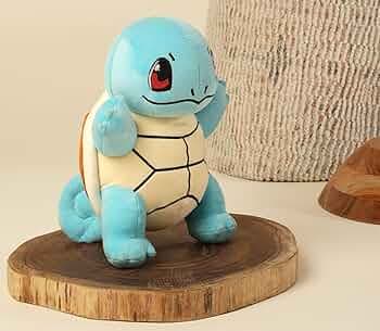 Mirada Pokemon Blue Squirtle Soft Toy - Officially Licensed - Soft & Comfortable Plush Soft Toy - Ideal for Kids, Boys & Girls - 25cm