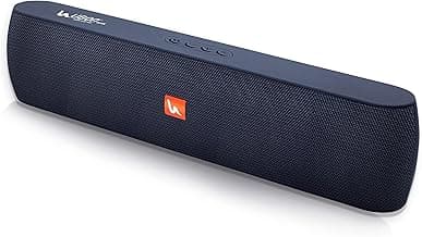 UBON SP-6680 Soundbar Wireless Bluetooth Speakers with Dual Portable TWS Rechargeable Travel Speaker with 3.5mm Aux, FM, SD Card & USB Support for Sma