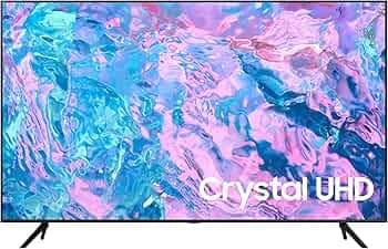 Samsung 108 cm (43 inches) 4K Ultra HD Smart LED TV UA43CU7700KLXL (Black)