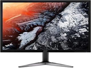 Acer 28-inch (71.12 cm) 4K Monitor with AMD Free Sync Technology, Stereo Speakers - KG281K (Black)