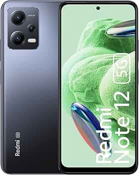 (Renewed) Redmi Note 12 5G (Matte Black,8GB RAM, 256GB Storage)