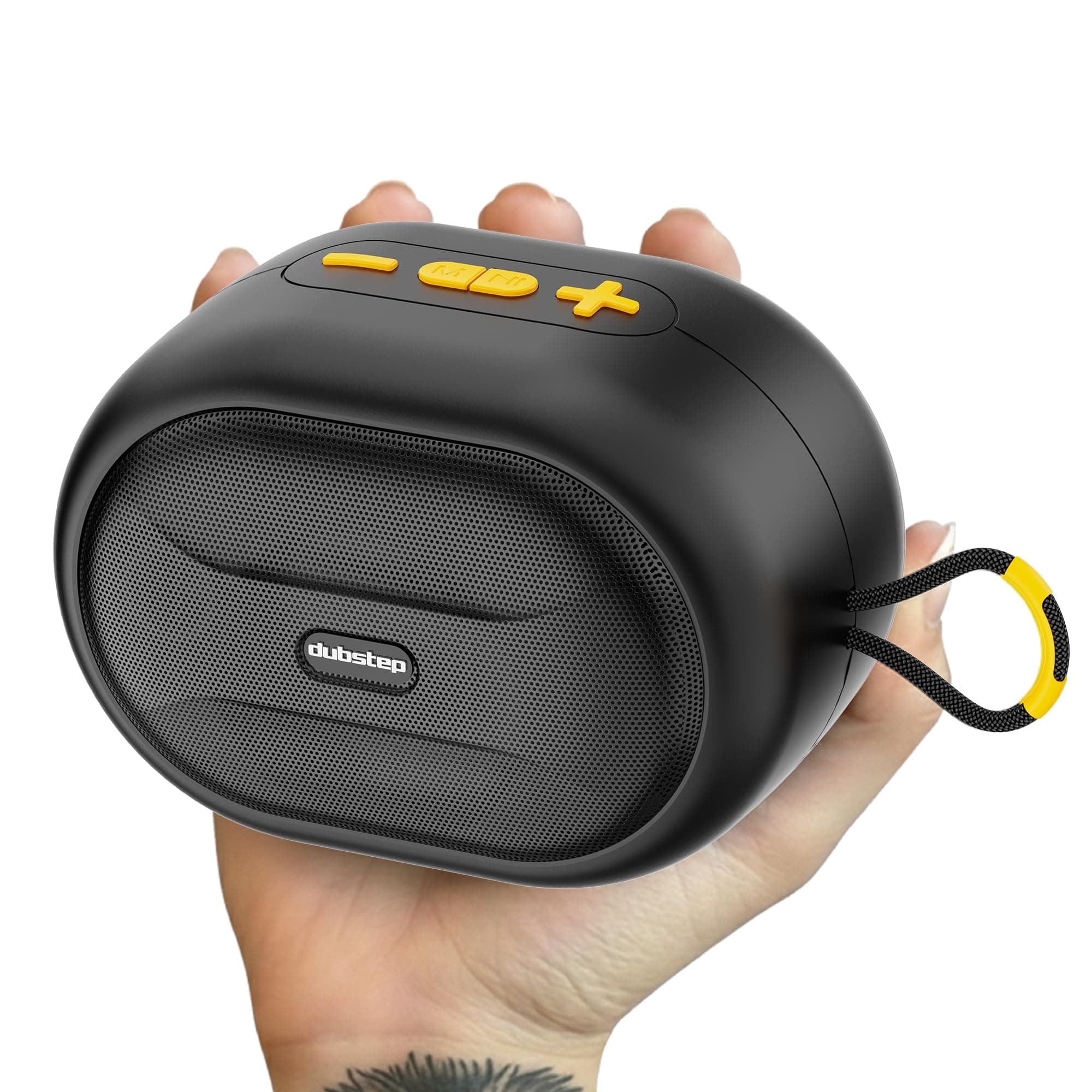 Dubstep Pop 1210 Portable Bluetooth Speaker | 12W Loud Sound, Deep Bass with XBASS, 16 Hrs Playtime, TWS Stereo Pairing, 52mm Driver, Splash-Resistant...