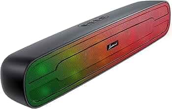 LANDMARK LM BT1084 20W Wireless Bluetooth Soundbar, Bluetooth 5.1, 8Hrs Battery Life, Stereo Soundbar for Phone/TV/Laptop/Tablets/Projectors, Multi Mo...