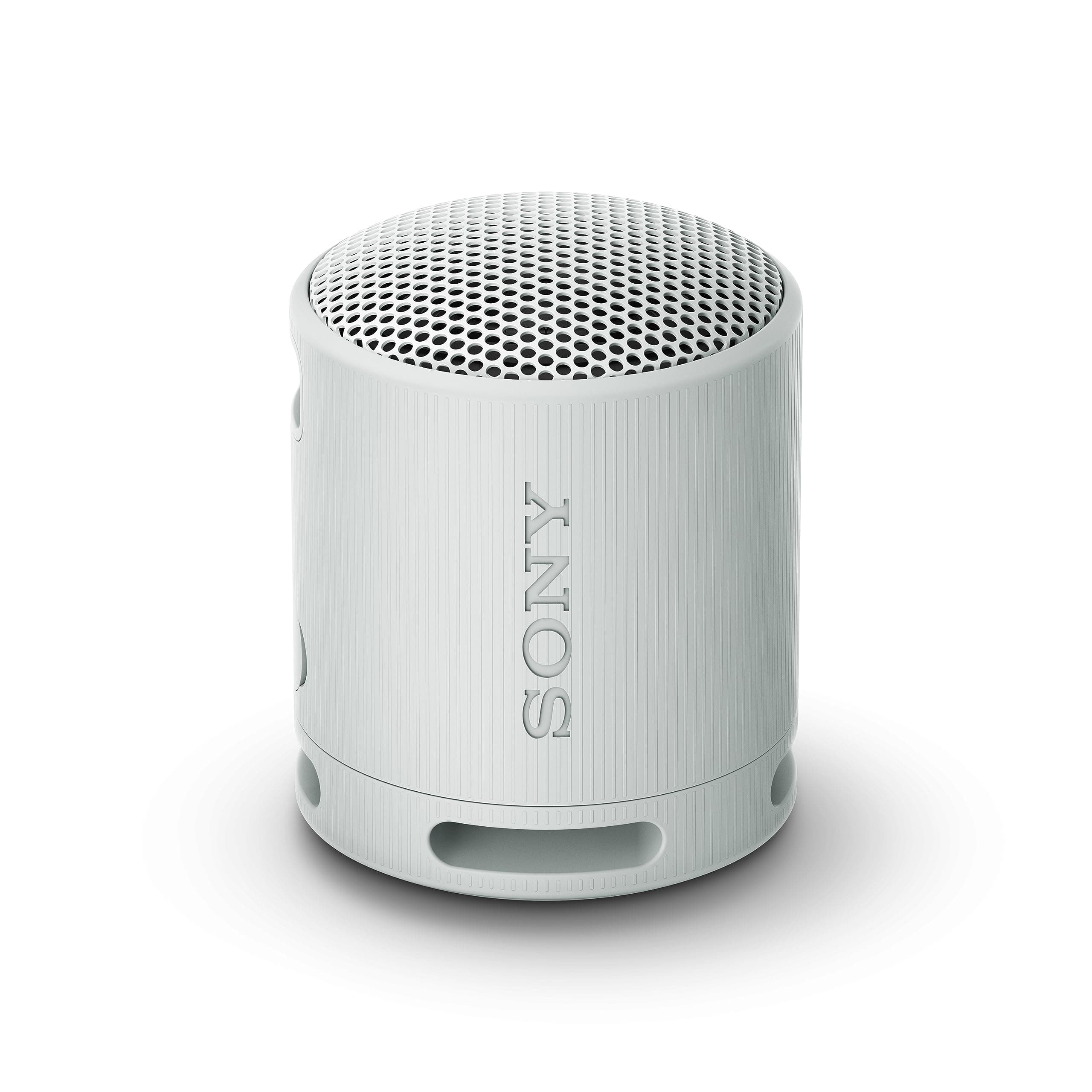 Sony SRS-XB100 Wireless Bluetooth Portable Lightweight Super-Compact Travel Speaker, Extra-Durable IP67 Waterproof & Dustproof, 16 Hrs Batt, Versatile Strap, Extra Bass and Hands-Free Calling-Gray