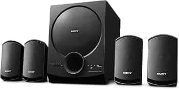 (Refurbished) Sony New SA-D40M2 4.1ch Home Theatre Speaker with 100w Power Output and Powerful Subwoofer (Bluetooth, USB, AUX, Remote Control)