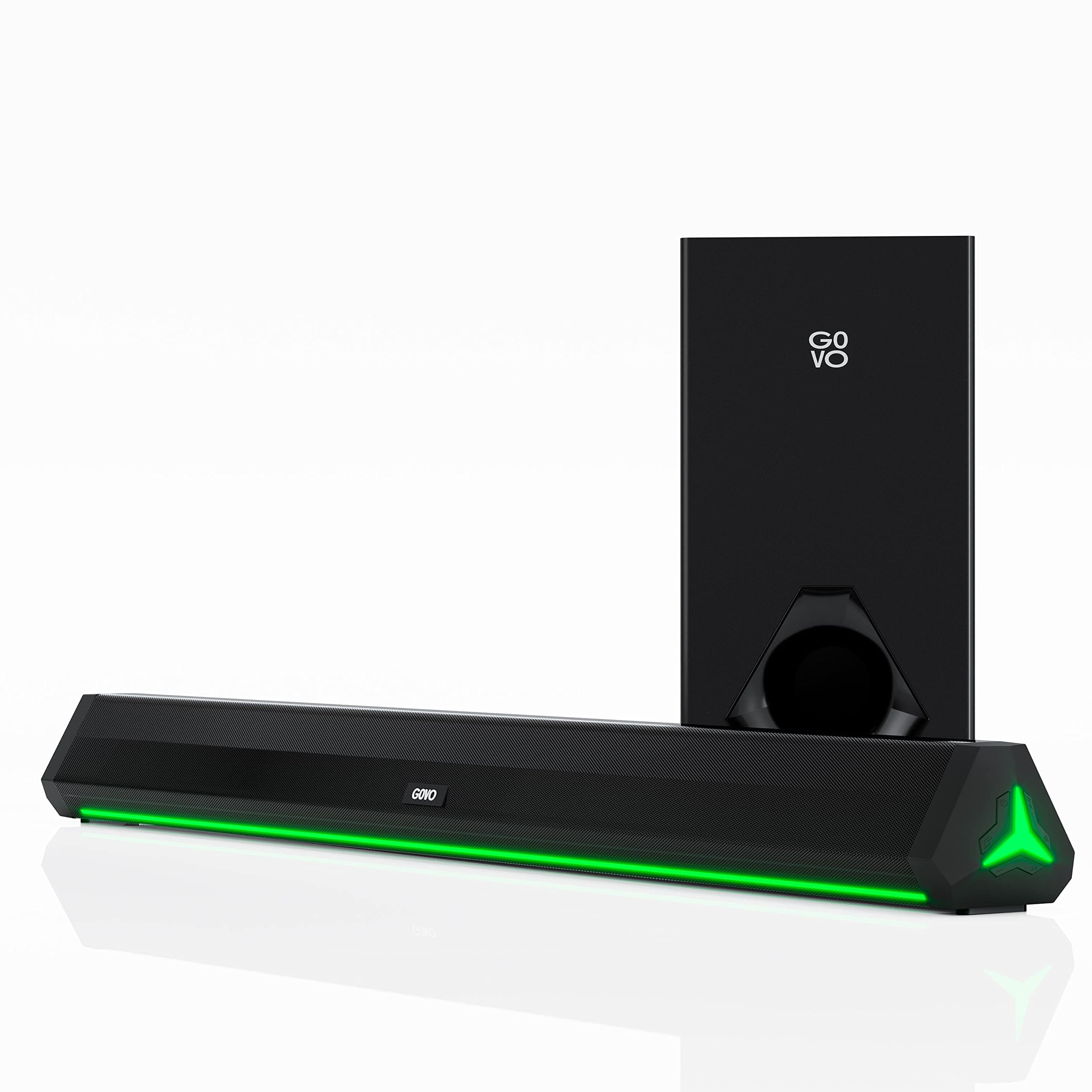 GOVO GOSURROUND 920 2.1 Channel Home Theatre 160W Soundbar, Wireless Subwoofer, Multiple Connectivity & Equalizer Modes and Premium Finish with LED Display, RMS Output 120W (Black)