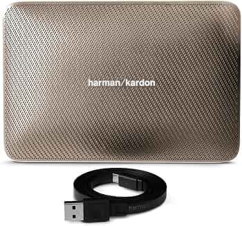 Harman Kardon Esquire 2 Premium Portable Wireless Speaker with Built-in Power Bank (Gold)