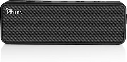 SYSKA BT750 20 Watt Truly Wireless Bluetooth Speaker (Black)