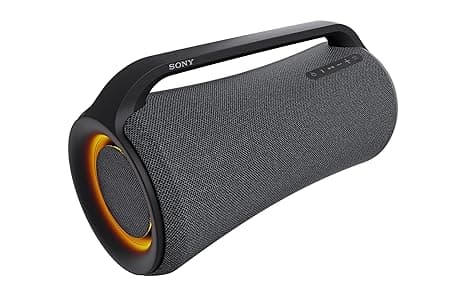 Sony SRS-XG500 Portable Wireless Bluetooth Party Speaker (Karaoke/Guitar Input, IPX66 Splash & Dust Protection,30hrs Battery, Ring Ligtining,USB Play 