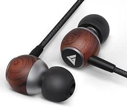 Boult Audio BassBuds Oak in-Ear Wired Earphones with 10mm Extra Bass Driver and HD Sound with mic(Brown)