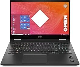 HP OMEN 10th Gen Intel Core i7 Processor 15.6-inch FHD Gaming Laptop (i7-10750H/8GB/1TB SSD/Windows 10/NVIDIA GTX 1650ti 4GB/Shadow Black/2.36 kg), 15