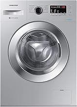 Samsung 6.5 Kg Inverter 5 star Fully-Automatic Front Loading Washing Machine (WW66R22EK0S/TL, Silver Hygiene Steam)