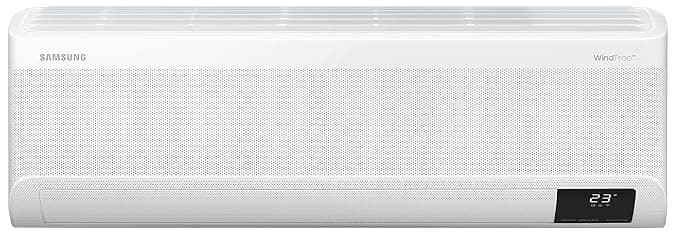 Samsung 1.5 Ton 4 Star, Wi-Fi Enabled, Windfree Technology, Inverter Split AC (Copper, Tri Care Filter, 2021 Model, AR18AY4AFWK, Geo Plain) Air Condit