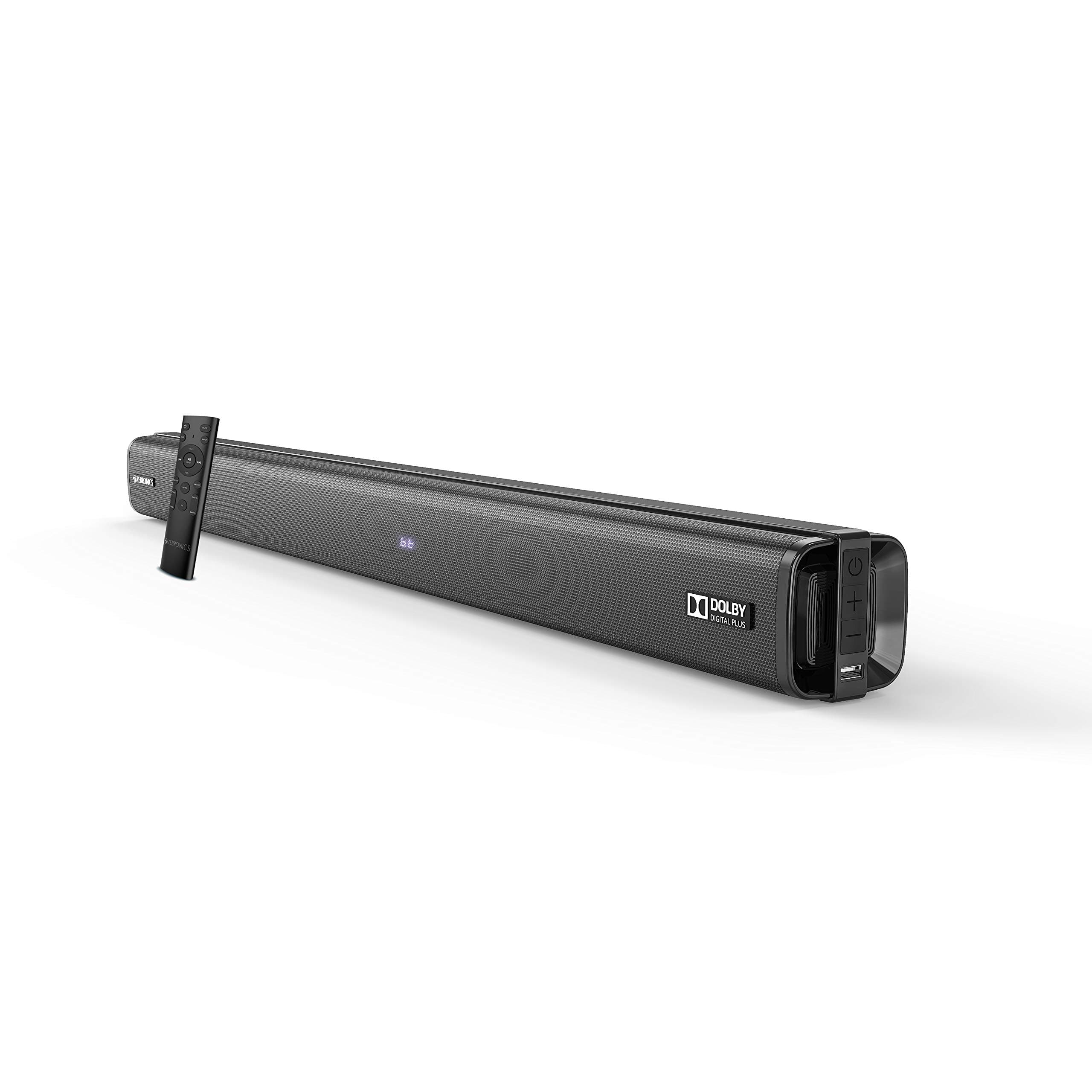 Zebronics ZEB-JUKE BAR 3800 PRO DOLBY Wireless Bluetooth Single Soundbar With Supporting Wall Mount, USB, AUX, Optical IN, HDMI ARC & Remote Control. 