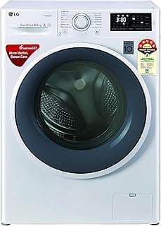 LG 6.5 Kg 5 Star Inverter Fully-Automatic Front Loading Washing Machine (FHT1265ZNW, White, 6 Motion Direct Drive)