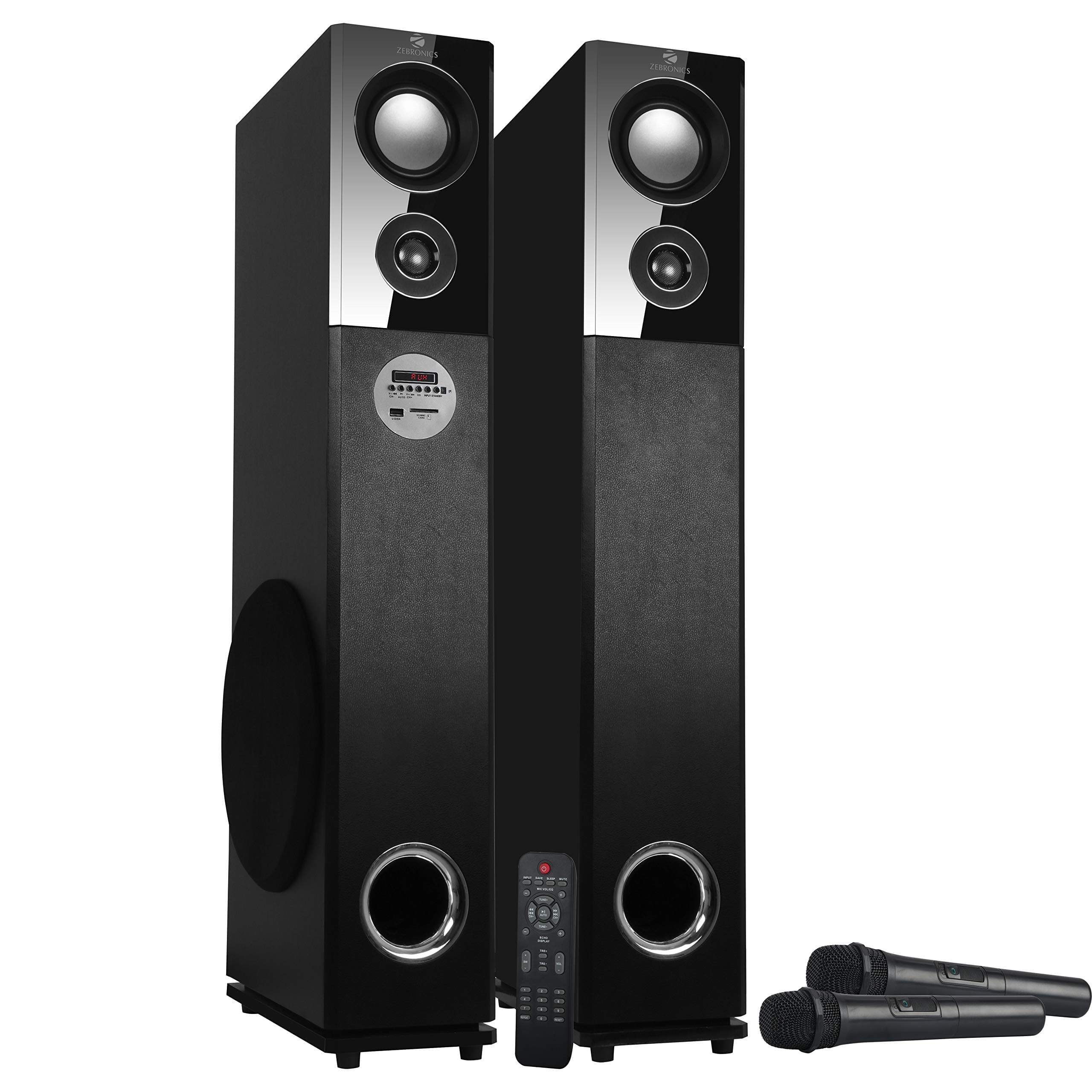 ZEBRONICS ZEB-BT9500RUCF 100 Watt Wireless Bluetooth Tower Speaker (Black) Tower Speakers