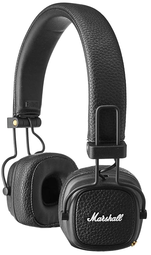 Marshall Major III Wireless Bluetooth On Ear Headphone with Mic (Black) On-Ear