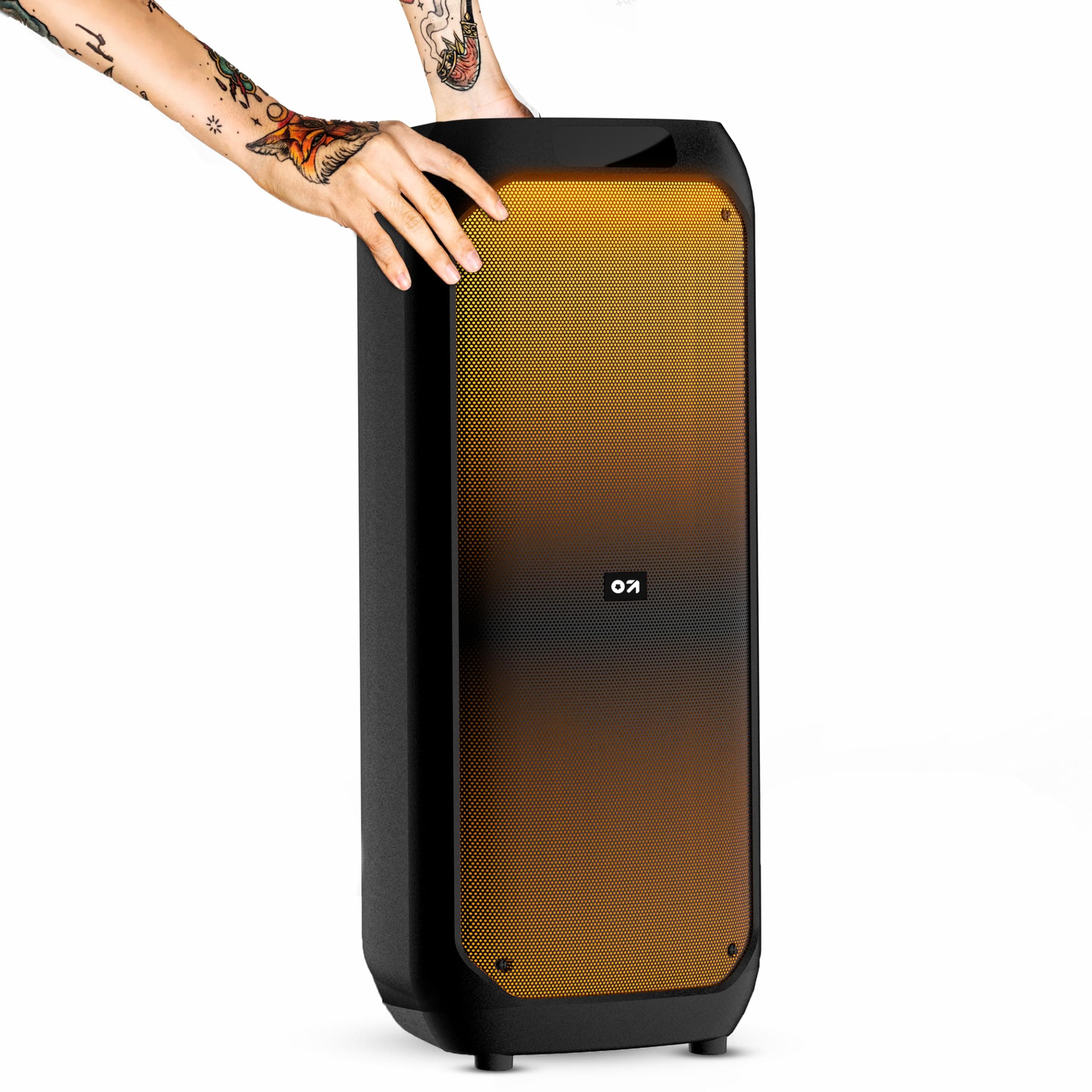 GOBOULT Just Launched Partybox X80 with Dynamic RGB LED Panel, 80W Bluetooth Speaker, Karaoke Mic Input, 5H Playtime Portable Speaker, Bass & Treble C...