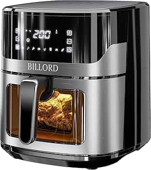 Billord Air Fryer for Home, 6.5L Airfryer Oven Healthy Cooking, Large Air Fryer Stainless with Non-stick Frying Pot, 8in1 Multi-Food Quick & Easy Meal...