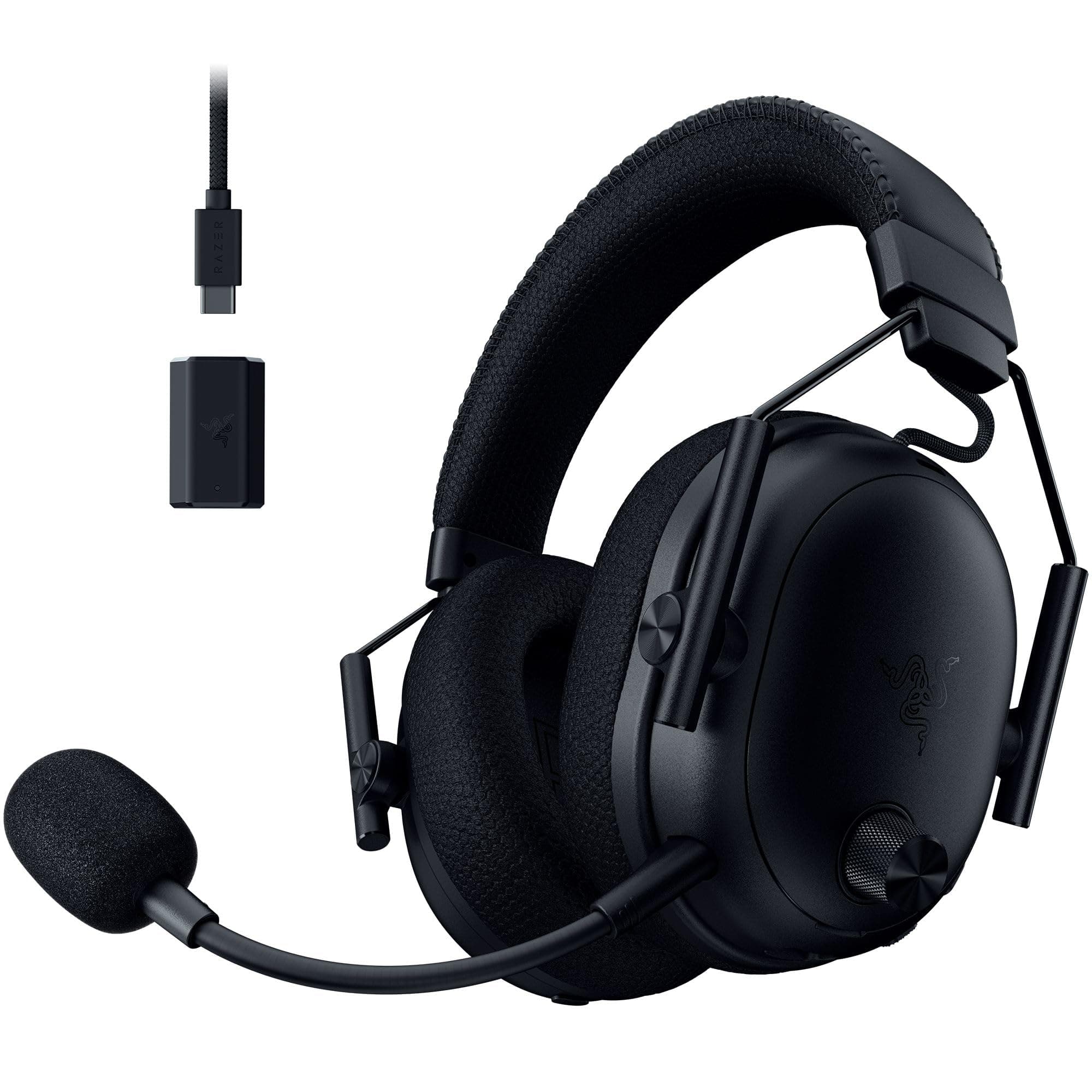 Razer BlackShark V3 Pro Wireless ANC Gaming Headset for PC: Full Band Mic - 50mm Drivers - 2.4 GHz, Bluetooth, USB, 3.5mm - Works with Mac, PS5, Ninte...